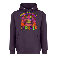 Plum hubble bubble trouble Heavyweight Hoodie - Artiststas
