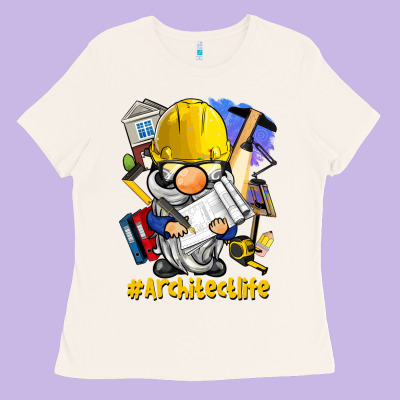 Architect Life Gnome Ladies Tee Designed By Barkaloodesign