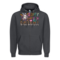Smoke happy easter day baseball Zipper Hoodie - CowhideDigitalArt