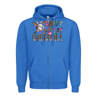 True Royal happy easter day baseball Zipper Hoodie - CowhideDigitalArt