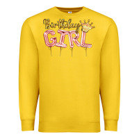 Lemon Birthday girl balloon Premium Sweatshirt - Artiststas