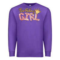 Purple Birthday girl balloon Premium Sweatshirt - Artiststas