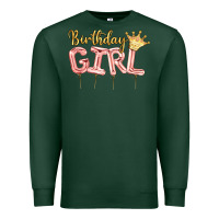 Sports Green Birthday girl balloon Premium Sweatshirt - Artiststas