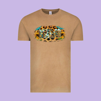 Blessed Sunflower Gemstone Vintage Tee Designed By Ranaportraitstore