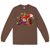 Chestnut christmas joy  gnome Long Sleeve Tee - CowGirlArtShop