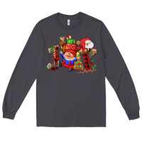 Smoke christmas joy  gnome Long Sleeve Tee - CowGirlArtShop