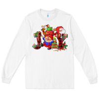 White christmas joy  gnome Long Sleeve Tee - CowGirlArtShop