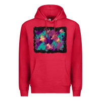 Cardinal halloween trees and turquoise glitter background Premium Hoodie - BundleAndBundleShop