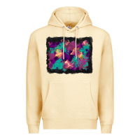 Pina Colada halloween trees and turquoise glitter background Premium Hoodie - BundleAndBundleShop