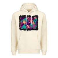 Sandshell halloween trees and turquoise glitter background Premium Hoodie - BundleAndBundleShop