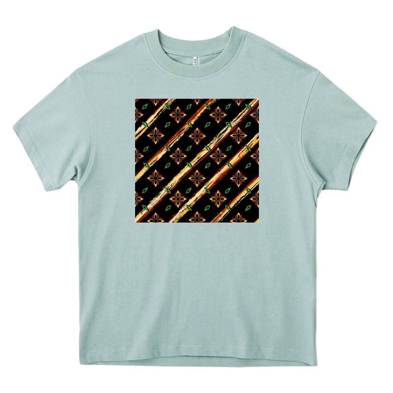 African Floral Seamless Pattern Heavy Core Tee by BundleAndBundleShop | Teevron