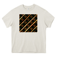 Cream african floral seamless pattern Heavy Core Tee - BundleAndBundleShop