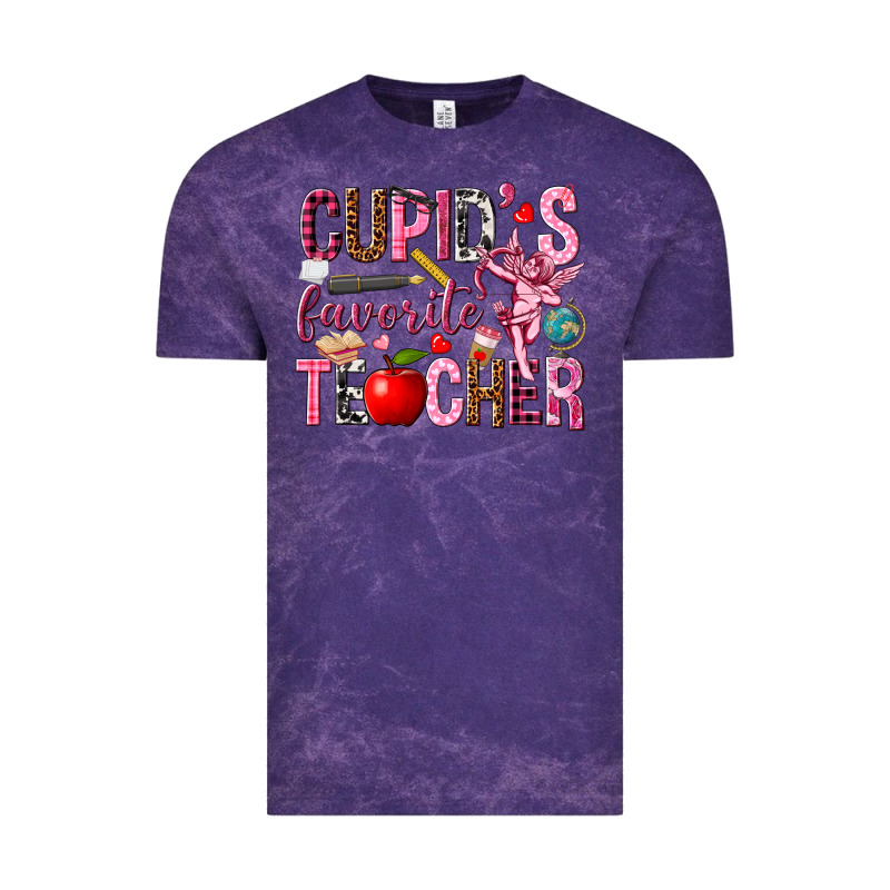 Cupid's Favorite Teacher Valentine's Day Vintage Tee by HowdyJamesFarm | Teevron