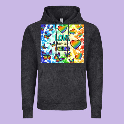 Love Has No Gender Vintage Hoodie Designed By Tumblerdesignbyshophia