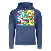 Vintage Denim love has no gender Vintage Hoodie - TumblerDesignByShophia