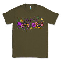 Army Green little miss mardi gras Classic Tee - texasbilliewilder