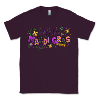 Plum little miss mardi gras Classic Tee - texasbilliewilder