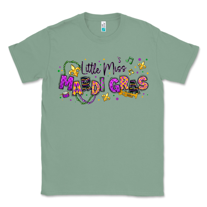Little Miss Mardi Gras Classic Tee by texasbilliewilder | Teevron