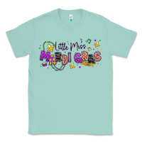 Seafoam little miss mardi gras Classic Tee - texasbilliewilder