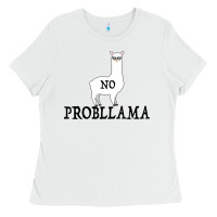 White No Problama Ladies Tee - Bettercallsaul