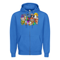 True Royal Halloween Western Boo Coffee Cups Zipper Hoodie - CowhideDigitalArt