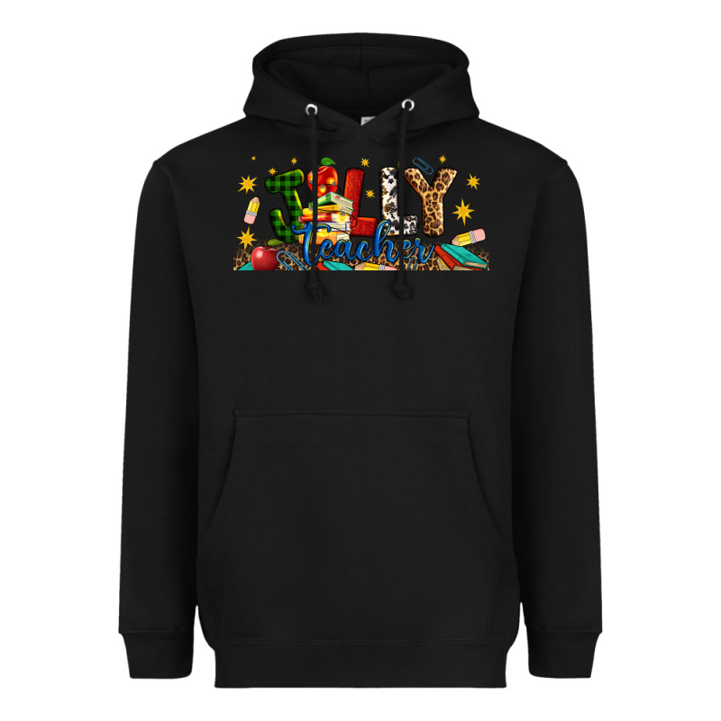 Christmas Jolly Teacher Heavyweight Hoodie by Artiststas | Teevron