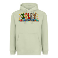 Matcha Christmas Jolly Teacher Heavyweight Hoodie - Artiststas