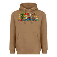 Toasted Coconut Christmas Jolly Teacher Heavyweight Hoodie - Artiststas