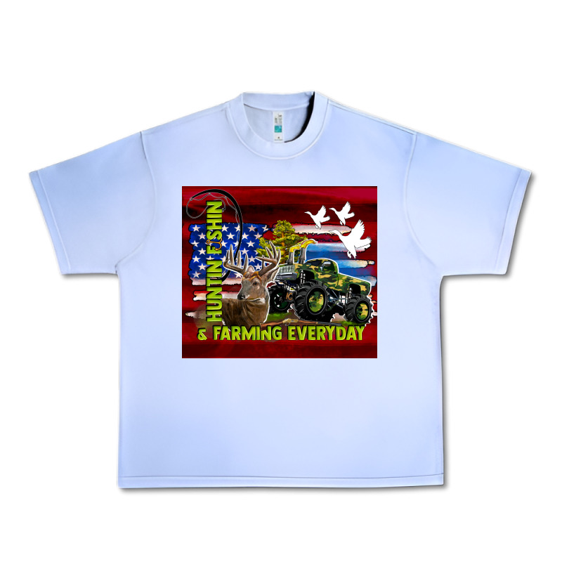 Hunting Fishing & Farming Everyday Urban Heavy Tee by TumblerDesignByShophia | Teevron