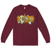 Burgundy 2023 skeleton middle finger new year Long Sleeve Tee - CowGirlArtShop