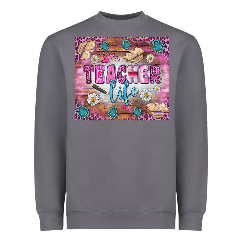 Teacher Life Tumbler Heavyweight Sweatshirt by BundleAndBundleShop | Teevron