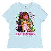 Cat Mom  Life Gnome Ladies Tee | Teevron