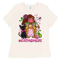 Bone cat mom  life gnome Ladies Tee - BarkalooDesign