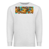 Oatmeal Heather Thanksgiving Turkey Truck Premium Sweatshirt - Artiststas