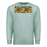 Seafoam Thanksgiving Turkey Truck Premium Sweatshirt - Artiststas
