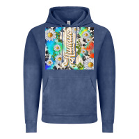 Vintage Denim human with daisies Vintage Hoodie - TumblerDesignByShophia
