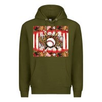 Army Green baseball mom Premium Hoodie - Jasminsmagicworld