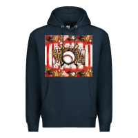 Navy baseball mom Premium Hoodie - Jasminsmagicworld