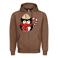 Chestnut coffee cups animal Zipper Hoodie - CowhideDigitalArt