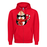 Red coffee cups animal Zipper Hoodie - CowhideDigitalArt