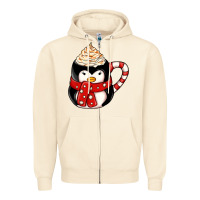Sandshell coffee cups animal Zipper Hoodie - CowhideDigitalArt