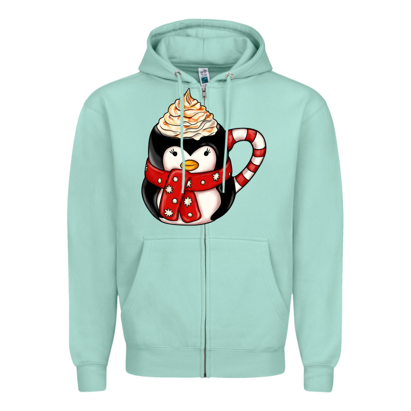 Coffee Cups Animal Zipper Hoodie by CowhideDigitalArt | Teevron
