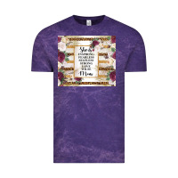 Cloud Purple mother's day she is inspiring fearless selfless strong love wilse mom  Vintage Tee - TumblerDesignByShophia