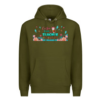 Army Green coffe gives me teacher powers libbey glass Premium Hoodie - BundleAndBundleShop