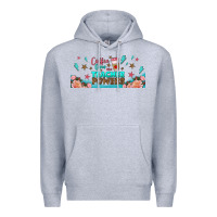 Heather Grey coffe gives me teacher powers libbey glass Premium Hoodie - BundleAndBundleShop