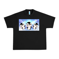 Black cute penguin Urban Heavy Tee - TumblerDesignByShophia