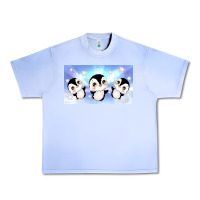 Grape Ice cute penguin Urban Heavy Tee - TumblerDesignByShophia