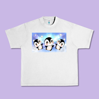 Cute Penguin Urban Heavy Tee Designed By Tumblerdesignbyshophia