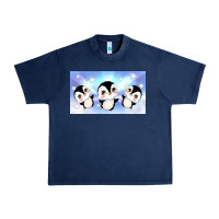 Navy cute penguin Urban Heavy Tee - TumblerDesignByShophia