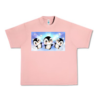 Salmon cute penguin Urban Heavy Tee - TumblerDesignByShophia